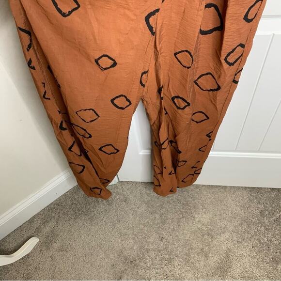 Anthropologie Eva‎ Franco Faith wide leg halter jumpsuit size 8 vacation summer - Picture 4 of 9